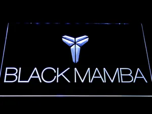 Los Angeles Lakers Kobe Bryant Black Mamba Logo LED Neon Sign