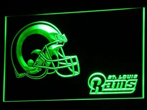Los Angeles Rams Helmet LED Neon Sign - Legacy Edition