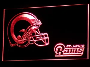 Los Angeles Rams Helmet LED Neon Sign - Legacy Edition