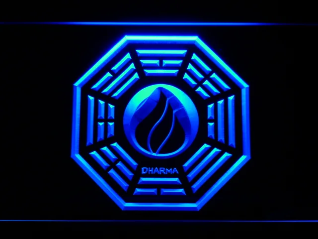 Lost Dharma Initiative The Flame LED Neon Sign