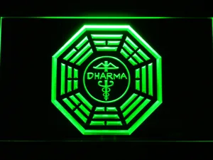Lost Dharma Initiative The Staff LED Neon Sign