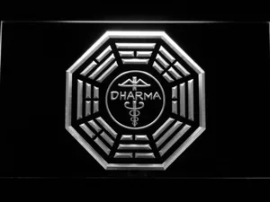 Lost Dharma Initiative The Staff LED Neon Sign