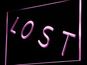 Lost LED Neon Sign