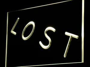 Lost LED Neon Sign