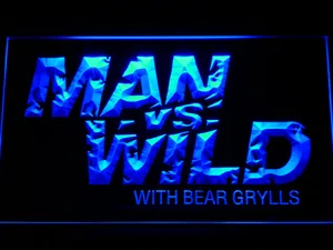 Man vs Wild with Bear Grylls LED Neon Sign