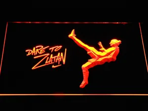 Manchester United Football Club Dare To Zlatan LED Neon Sign