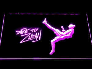 Manchester United Football Club Dare To Zlatan LED Neon Sign