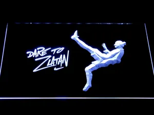 Manchester United Football Club Dare To Zlatan LED Neon Sign