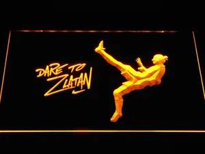 Manchester United Football Club Dare To Zlatan LED Neon Sign