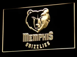 Memphis Grizzlies LED Neon Sign