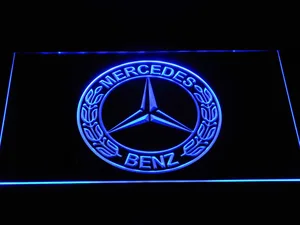 Mercedes Benz Old Logo LED Neon Sign