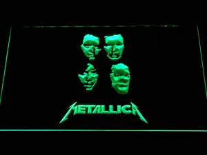 Metallica Faces LED Neon Sign