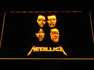 Metallica Faces LED Neon Sign