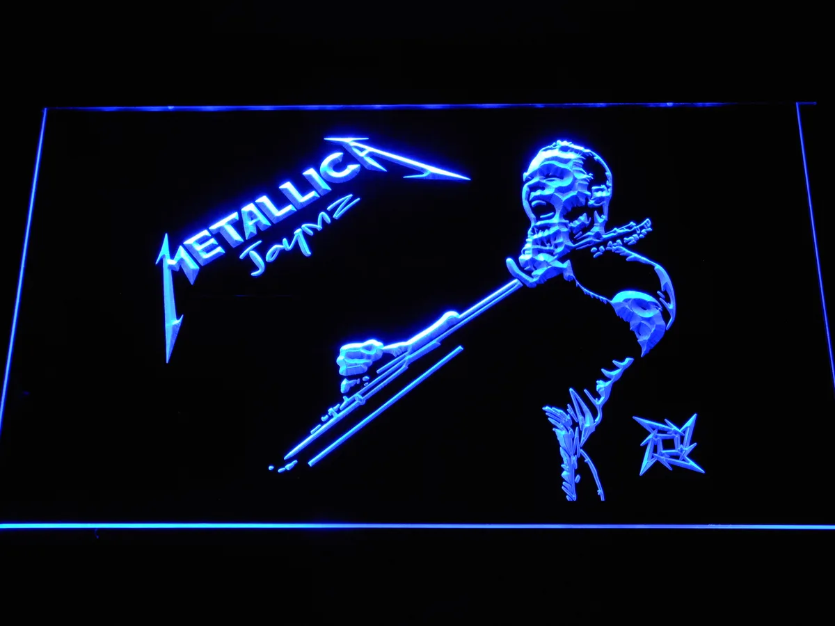 Metallica James Hetfield LED Neon Sign