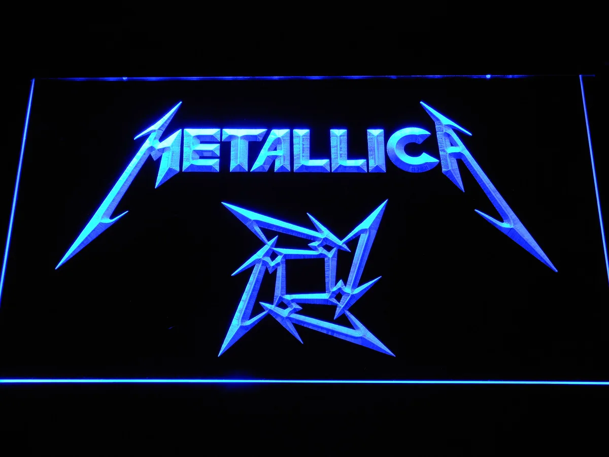 Metallica Star Logo LED Neon Sign