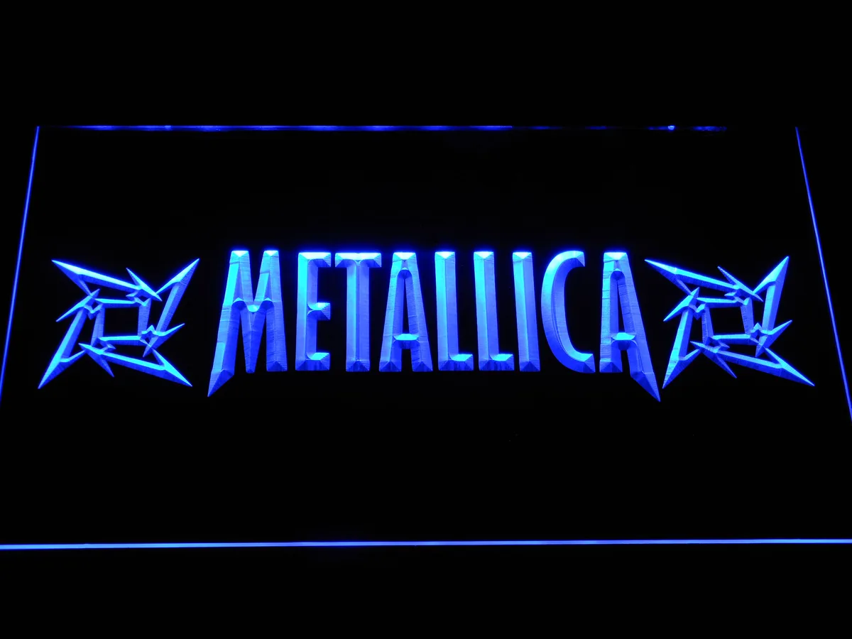 Metallica Stars LED Neon Sign