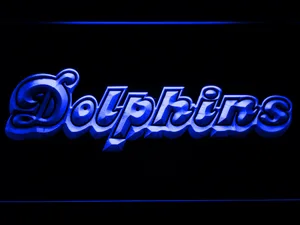 Miami Dolphins 1980-1996 LED Neon Sign - Legacy Edition