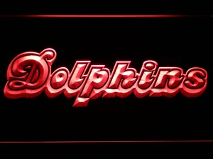 Miami Dolphins 1980-1996 LED Neon Sign - Legacy Edition