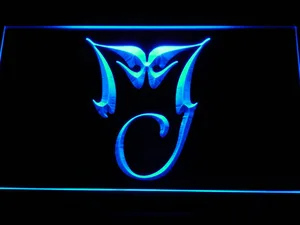 Michael Jackson Monogram LED Neon Sign