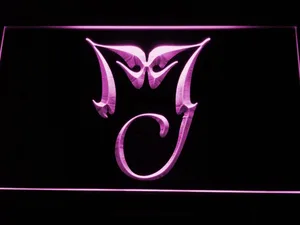 Michael Jackson Monogram LED Neon Sign