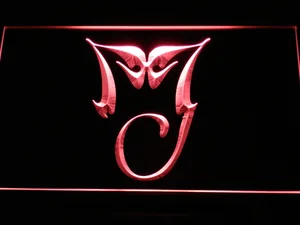 Michael Jackson Monogram LED Neon Sign