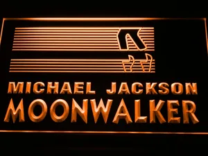 Michael Jackson Moonwalker Bars LED Neon Sign