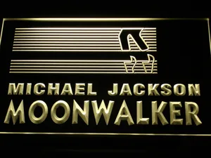 Michael Jackson Moonwalker Bars LED Neon Sign