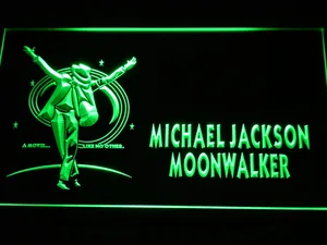 Michael Jackson Moonwalker LED Neon Sign