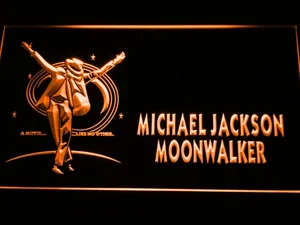 Michael Jackson Moonwalker LED Neon Sign