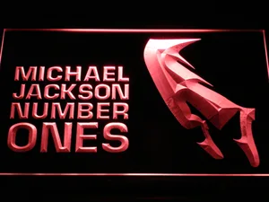 Michael Jackson Number Ones LED Neon Sign