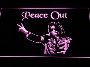 Michael Jackson Peace Out LED Neon Sign