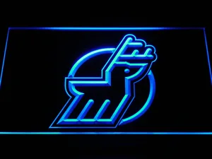 Michigan Stags Logo LED Neon Sign - Legacy Edition