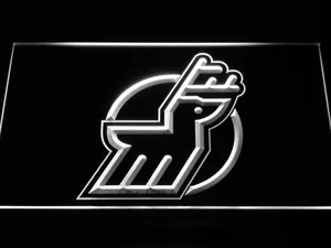 Michigan Stags Logo LED Neon Sign - Legacy Edition