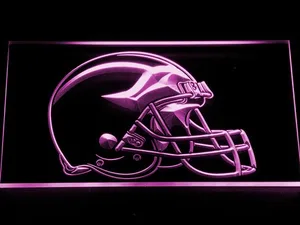 Michigan Wolverines Helmet LED Neon Sign