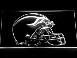 Michigan Wolverines Helmet LED Neon Sign