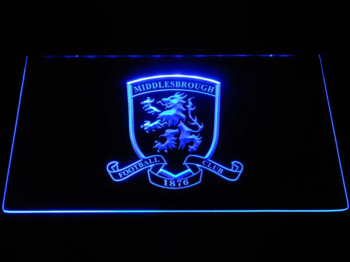 Middlesbrough Football Club Crest LED Neon Sign
