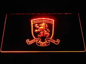 Middlesbrough Football Club Crest LED Neon Sign