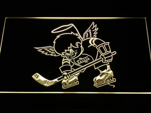 Minnesota Fighting Saints Logo LED Neon Sign - Legacy Edition