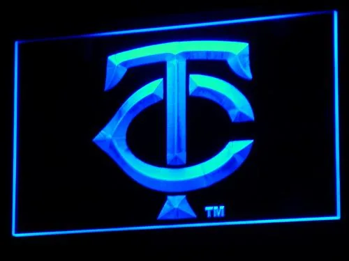 Minnesota Twins 2 LED Neon Sign
