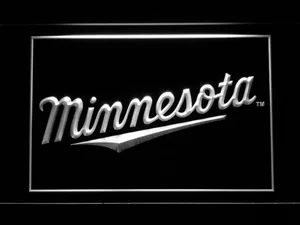 Minnesota Twins 3 LED Neon Sign