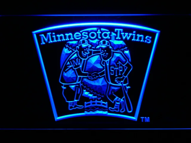 Minnesota Twins 4 LED Neon Sign