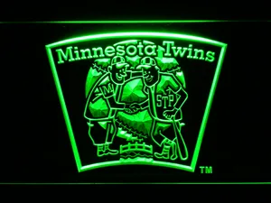 Minnesota Twins 4 LED Neon Sign