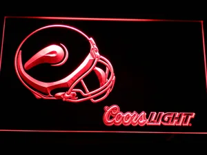 Minnesota Vikings Coors Light Helmet LED Neon Sign