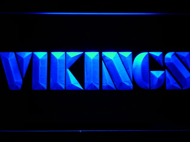 Minnesota Vikings LED Neon Sign - Legacy Edition