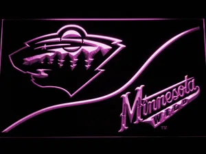 Minnesota Wild Split LED Neon Sign