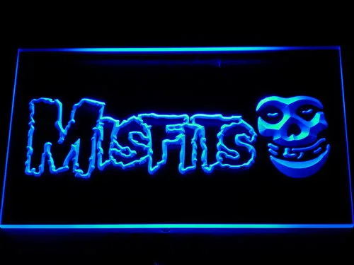 Misfits Skull Face LED Neon Sign