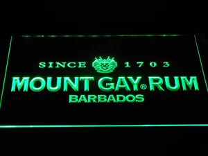Mount Gay Rum Wordmark LED Neon Sign