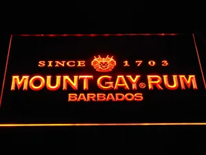 Mount Gay Rum Wordmark LED Neon Sign