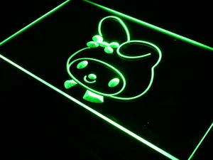 My Melody Head LED Neon Sign