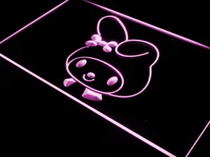 My Melody Head LED Neon Sign